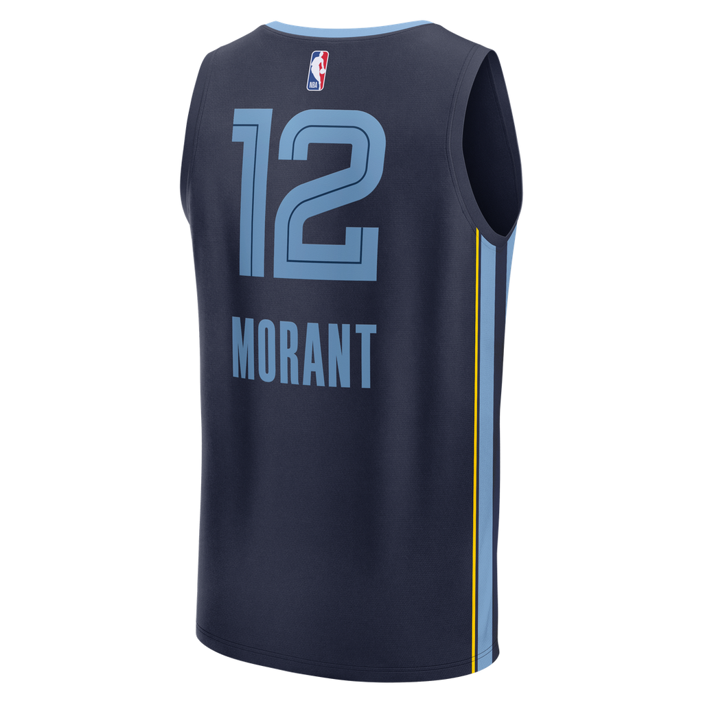 Ja Morant Memphis Grizzlies Fanatics Youth Fast Break Replica Player Jersey - Icon Edition - Navy
