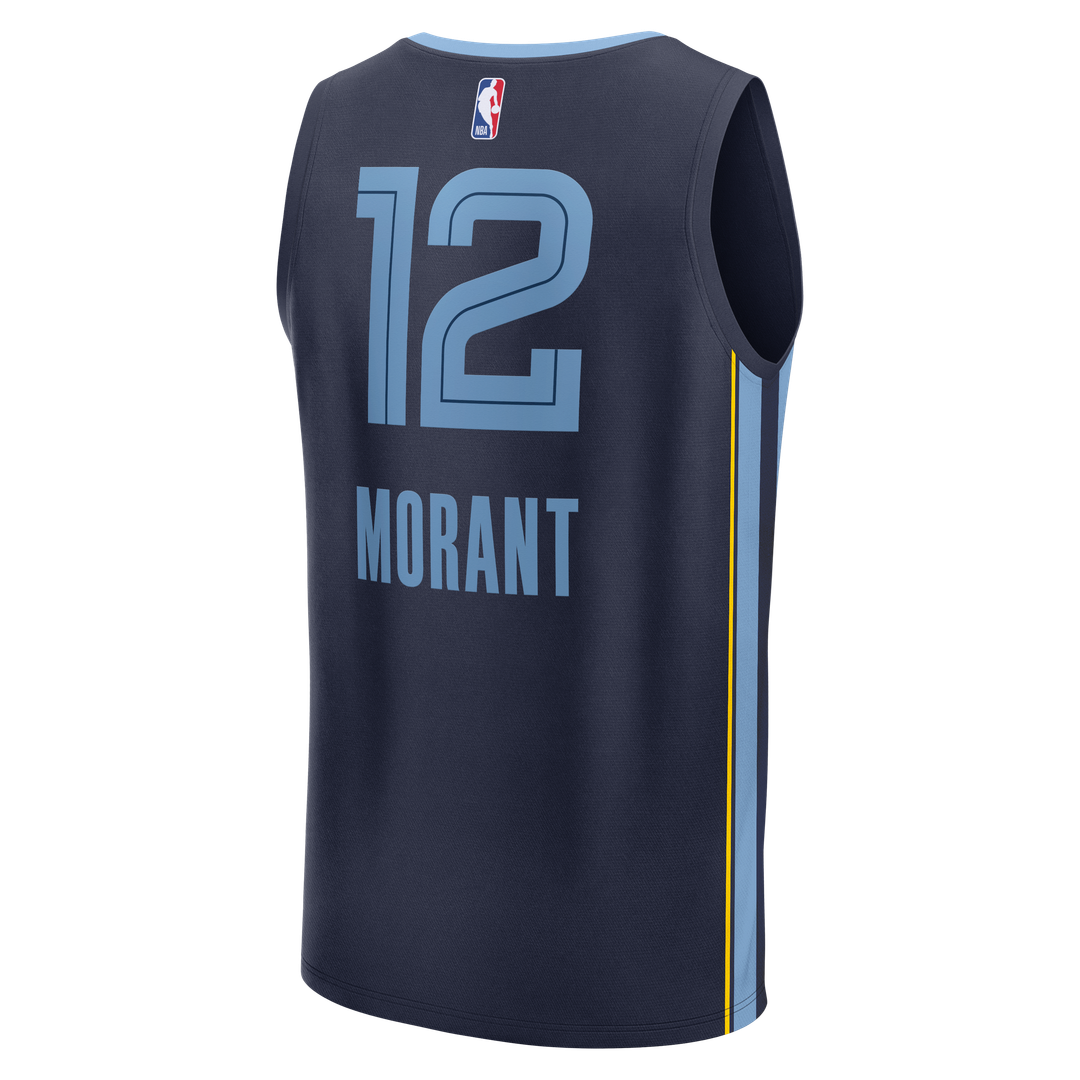 Ja Morant Memphis Grizzlies Fanatics Youth Fast Break Replica Player Jersey - Icon Edition - Navy