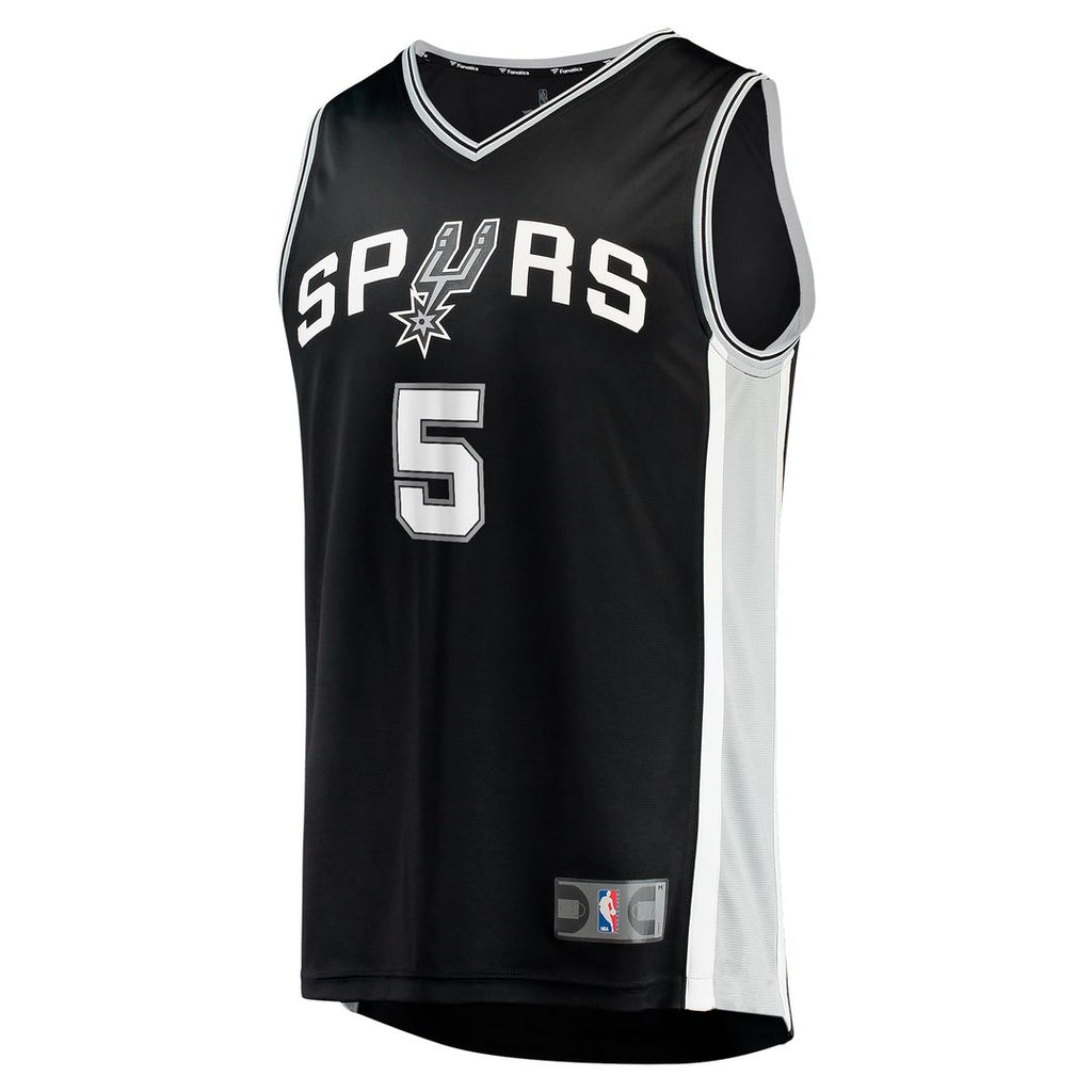 Stephon Castle San Antonio Spurs Fanatics 2024 NBA Draft Fast Break Player Jersey - Icon Edition - Black