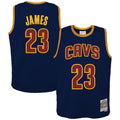 LeBron James Cleveland Cavaliers Mitchell & Ness Youth 2015/16 Hardwood Classics Swingman Jersey - Navy