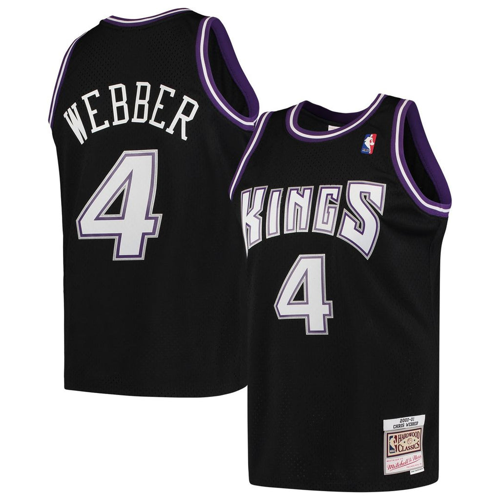 Chris Webber Sacramento Kings Mitchell & Ness 2000/01 Hardwood Classics Swingman Jersey - Black