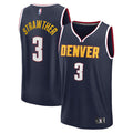 Julian Strawther Denver Nuggets Fanatics Fast Break Replica Player Jersey - Icon Edition - Navy