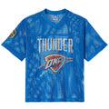 Oklahoma City Thunder OVO x NBA Mesh Football Fashion Jersey - Blue