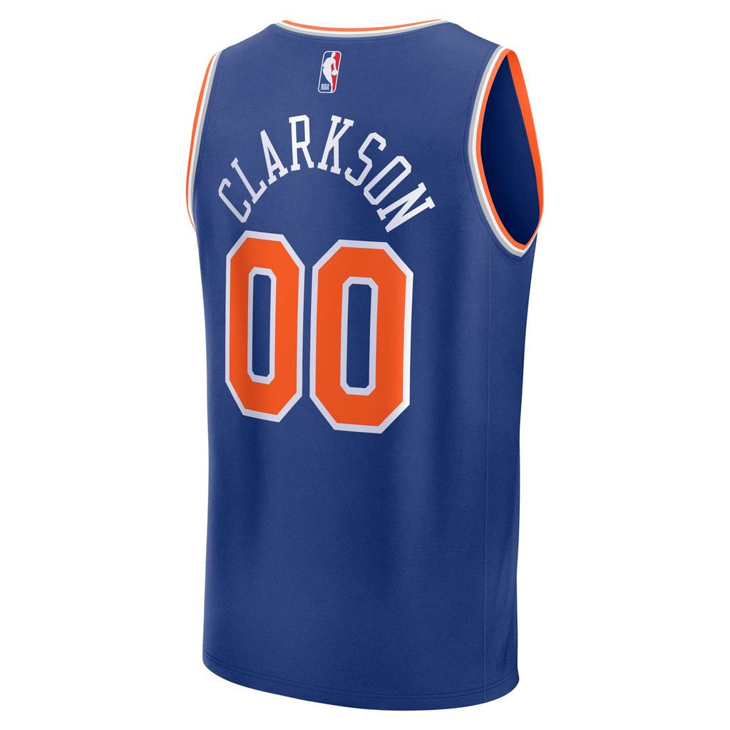 Jordan Clarkson New York Knicks Fanatics Youth Fast Break Replica Player Jersey - Icon Edition - Blue