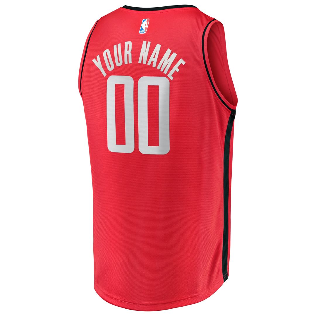 Houston Rockets Fanatics Fast Break Custom Replica Jersey - Icon Edition â€?Red