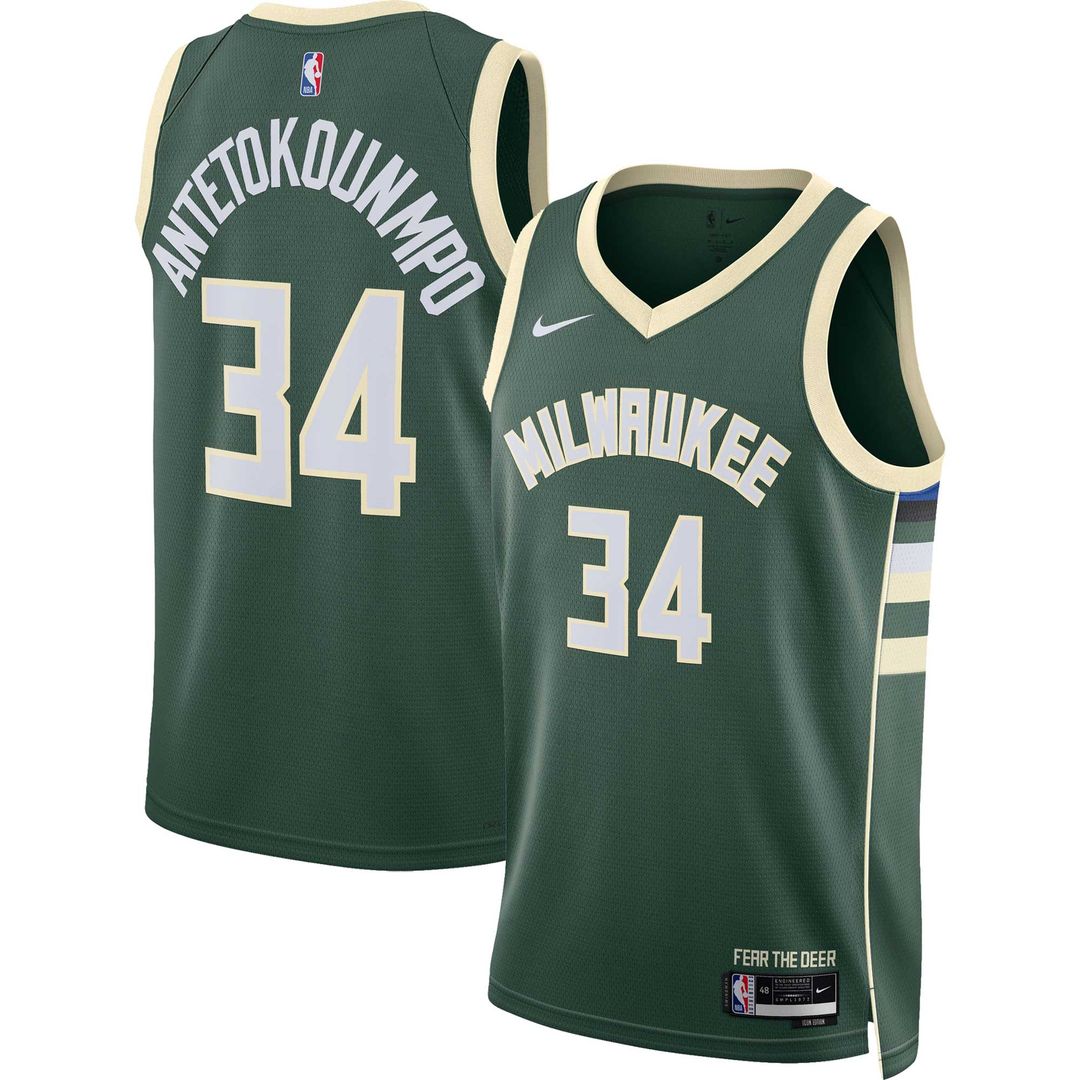 Giannis Antetokounmpo Milwaukee Bucks Nike Unisex Swingman Jersey - Association Edition - White