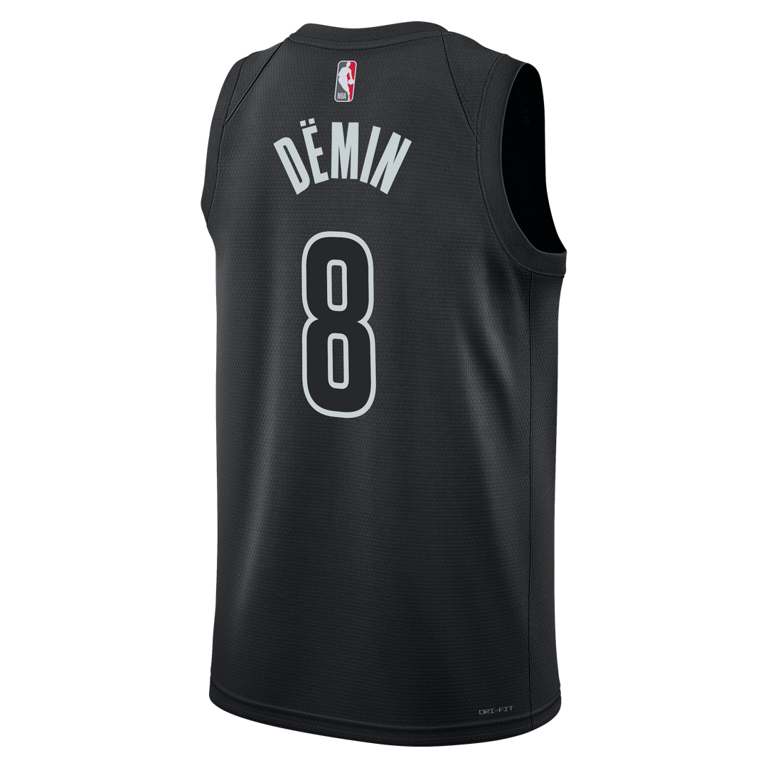 Egor Dëmin Brooklyn Nets Jordan Brand Unisex  Swingman Jersey - Statement Edition - Black