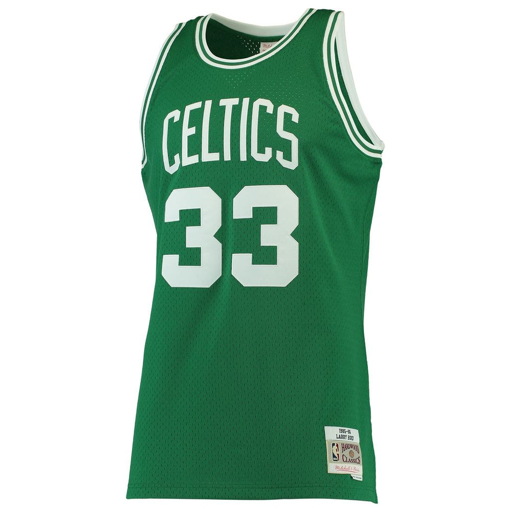 Larry Bird Boston Celtics Mitchell & Ness Hardwood Classics 1985/86 Swingman Jersey - White