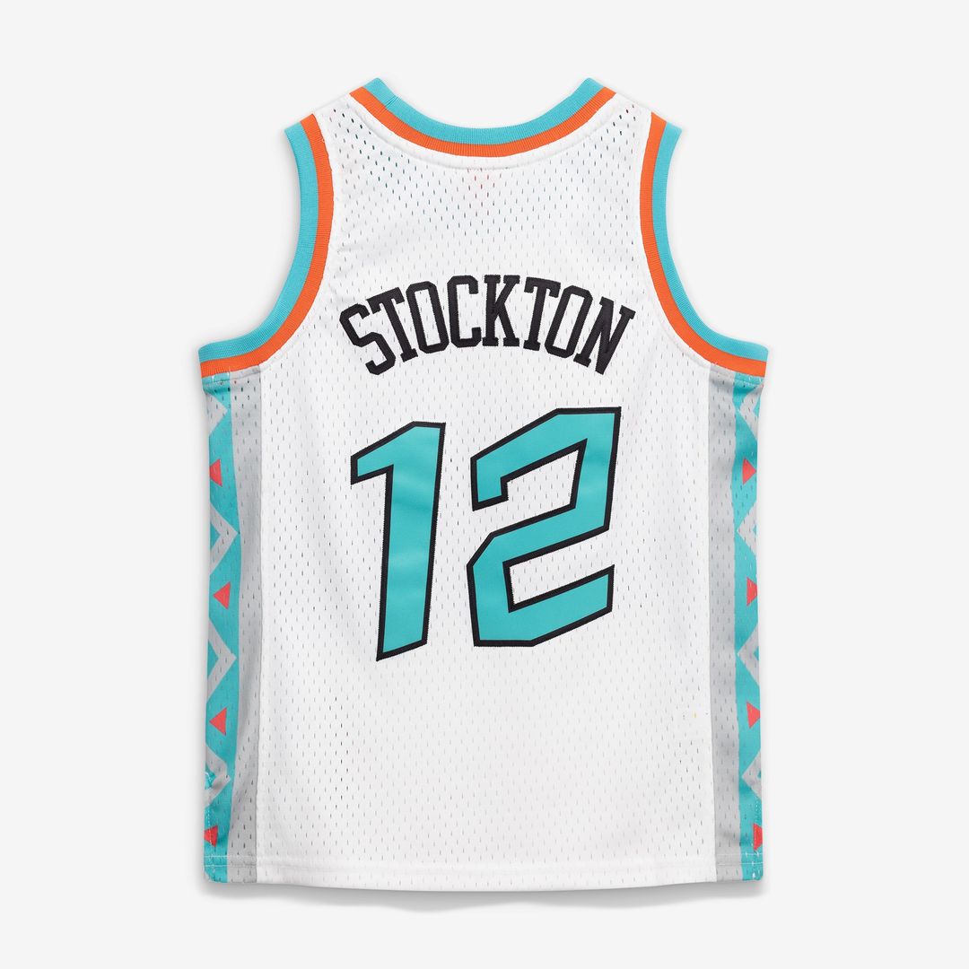 John Stockton 1996 NBA All-Star Game Mitchell & Ness Youth Hardwood Classics Swingman Jersey - White