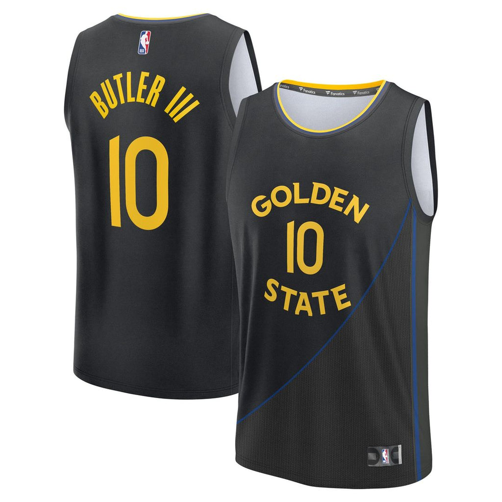 Jimmy Butler III Golden State Warriors Fanatics Fast Break Replica Player Jersey - Statement Edition - Black