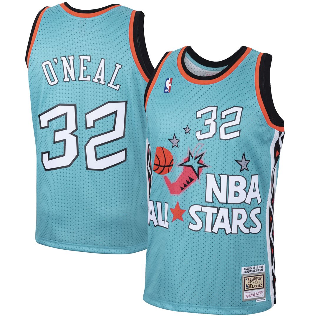Shaquille O'Neal Mitchell & Ness Eastern Conference 1996 All-Star Hardwood Classics Swingman Jersey - Teal