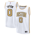 Jayson Tatum Boston Celtics Fanatics 2025/26 City Edition Fast Break Jersey - White