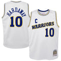 Tim Hardaway Golden State Warriors Mitchell & Ness Youth 1990-91 Hardwood Classics Swingman Throwback Home Jersey - White