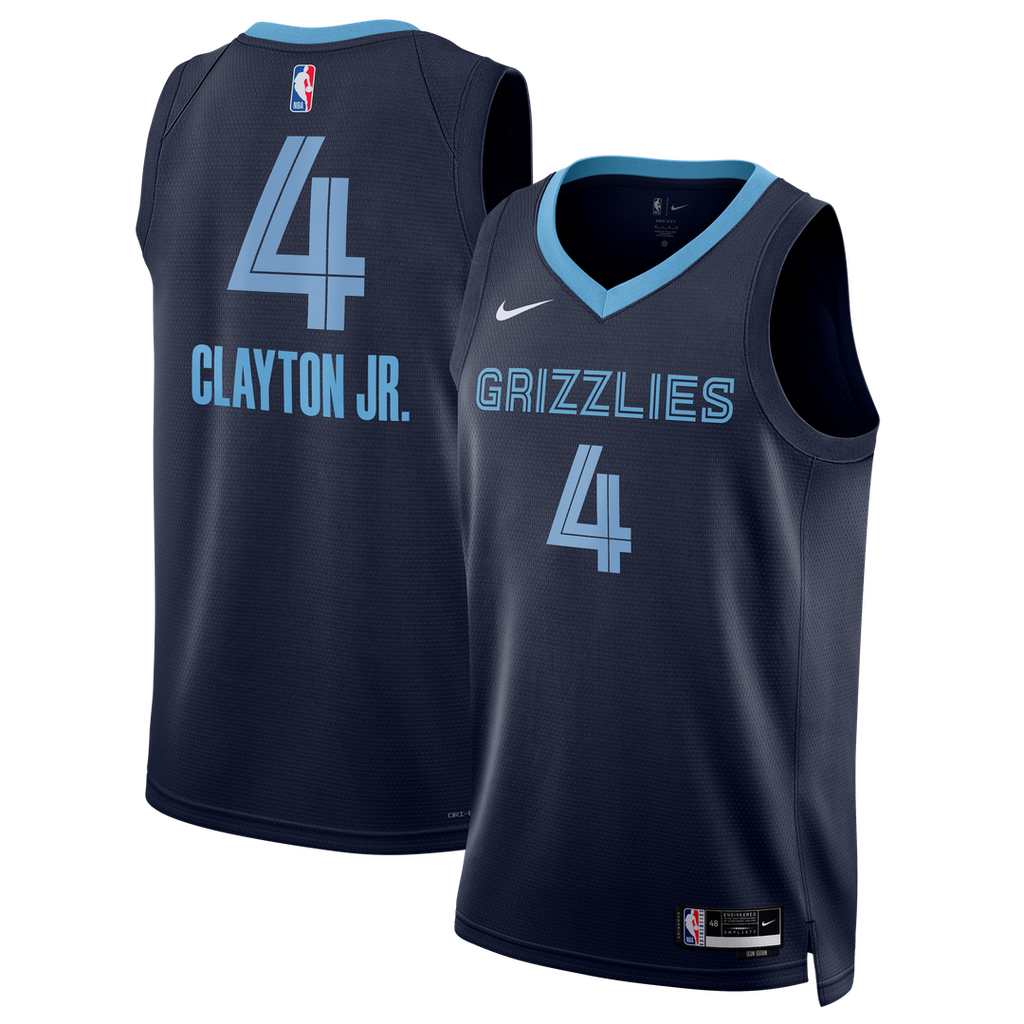 Walter Clayton Jr. Memphis Grizzlies Nike Unisex Swingman Jersey - Icon Edition - Navy
