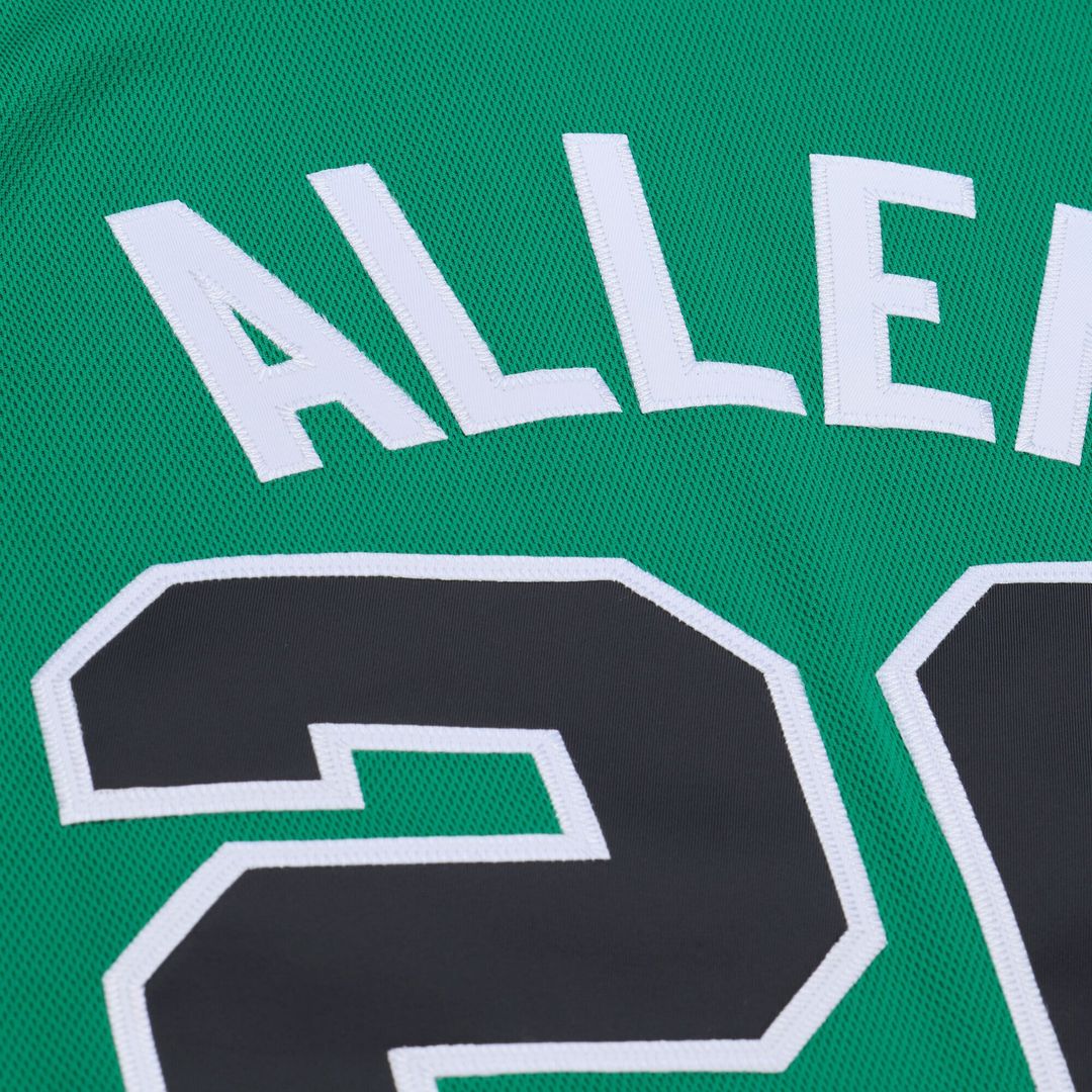 Ray Allen Boston Celtics Mitchell & Ness 2007-08 Hardwood Classics Authentic Jersey - Kelly Green