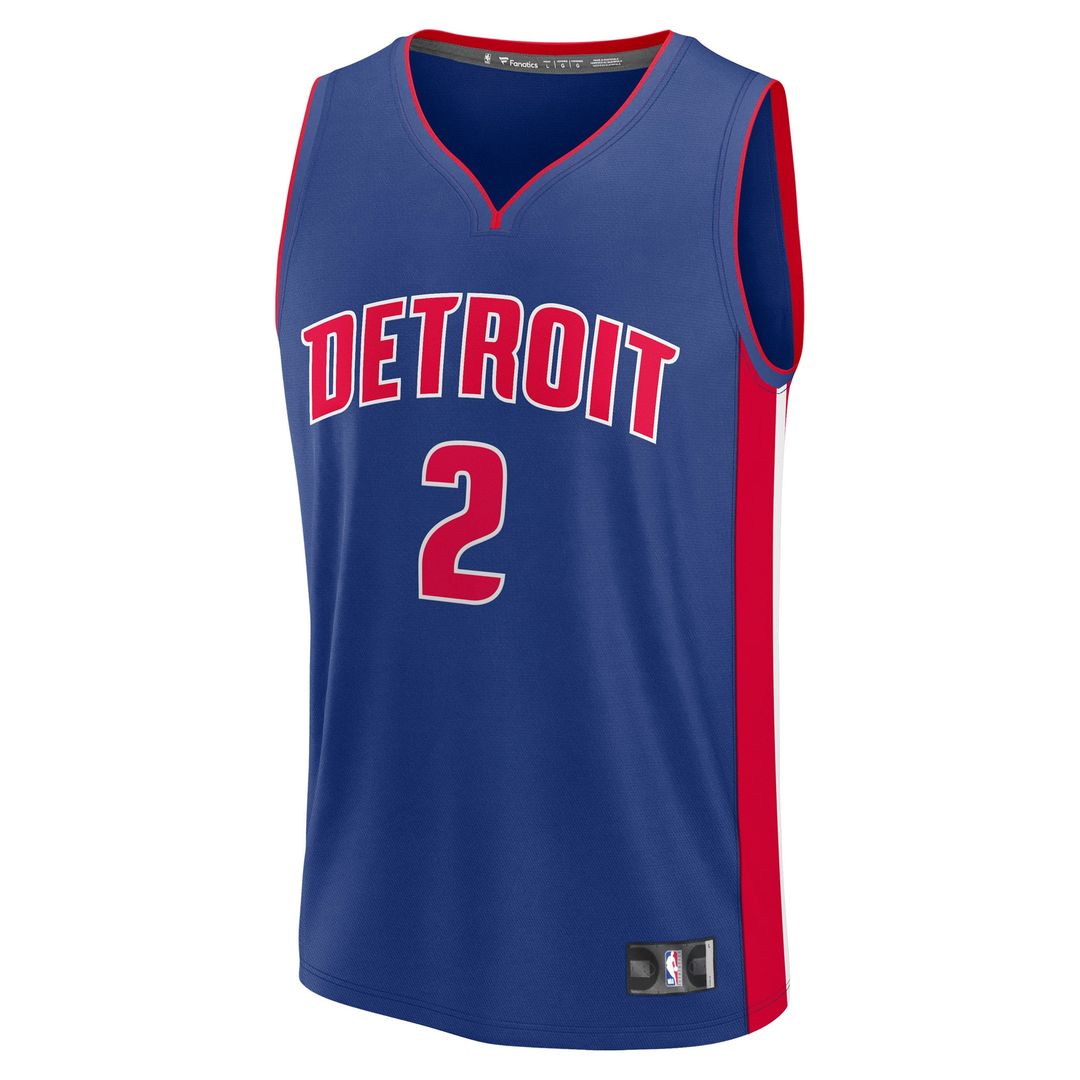 Cade Cunningham Detroit Pistons Fanatics Fast Break Replica Player Jersey - Icon Edition - Blue