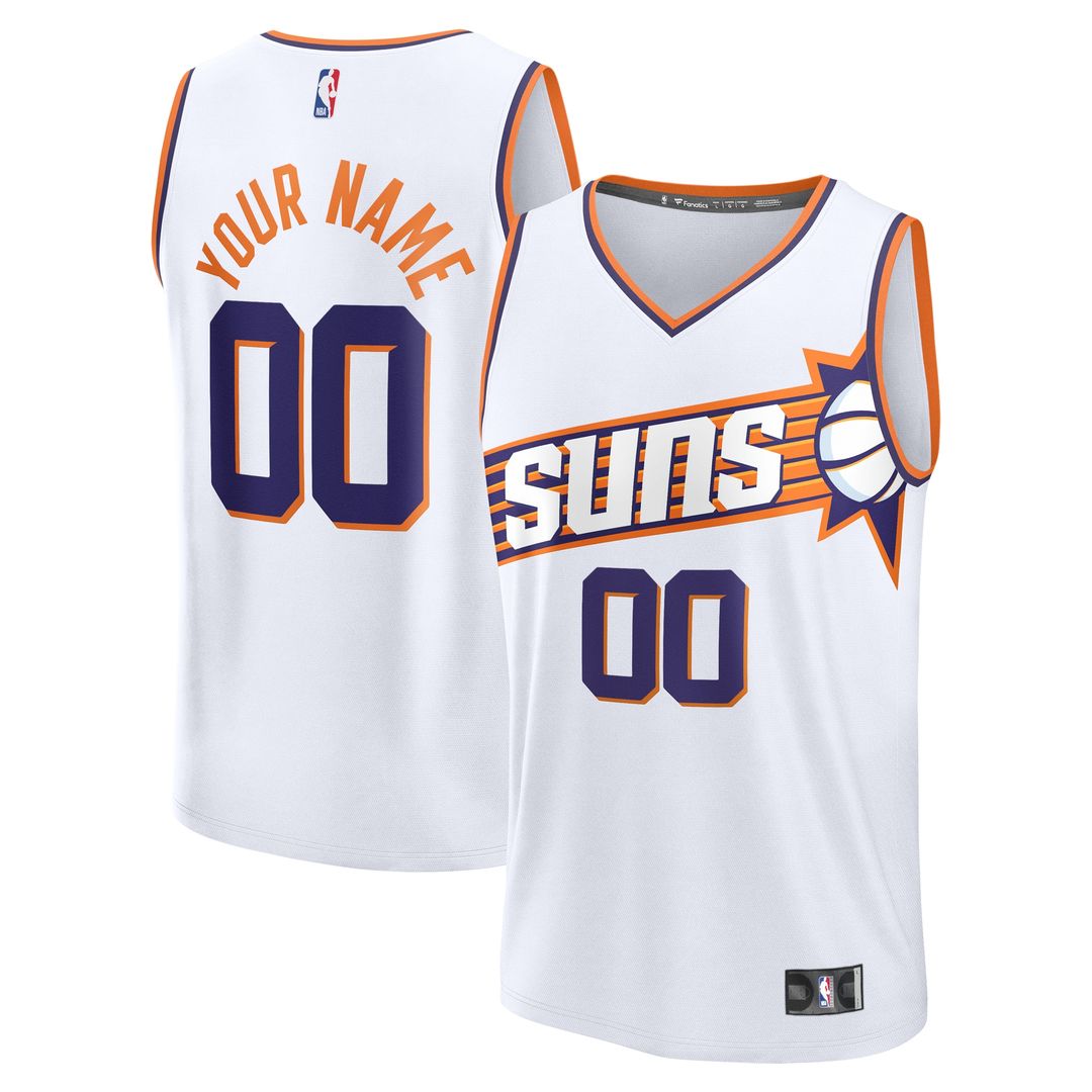 Phoenix Suns Fanatics Youth Fast Break Custom Replica Jersey - White  - Association Edition