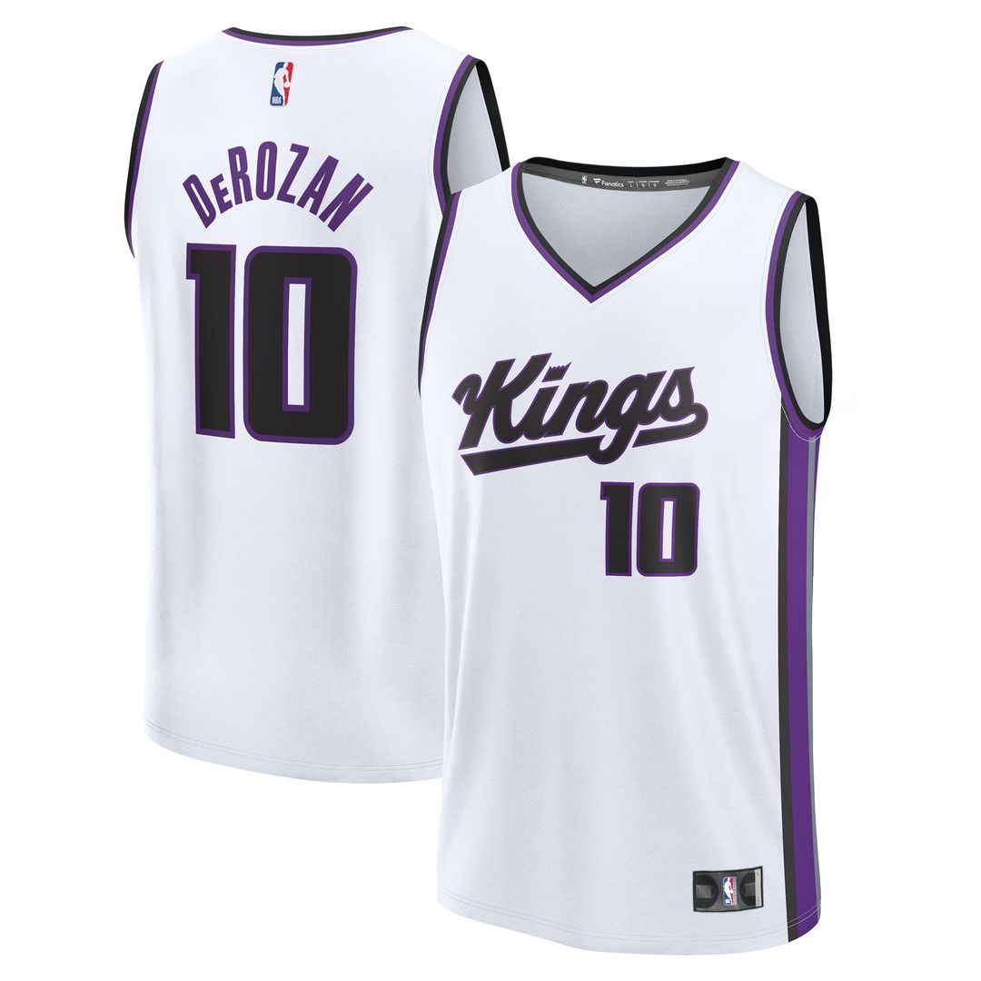 DeMar DeRozan Sacramento Kings Fanatics Fast Break Replica Player Jersey - Association Edition - White
