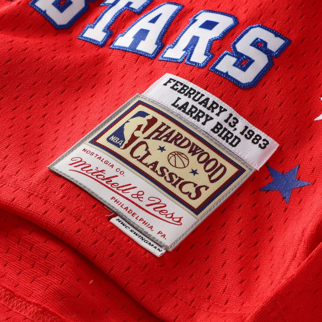Larry Bird 1983 NBA All-Star Game Mitchell & Ness Youth Hardwood Classics Swingman Jersey - Red