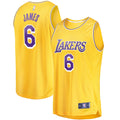 LeBron James Los Angeles Lakers Fanatics 2021/22 Fast Break Replica Jersey - Icon Edition - Gold