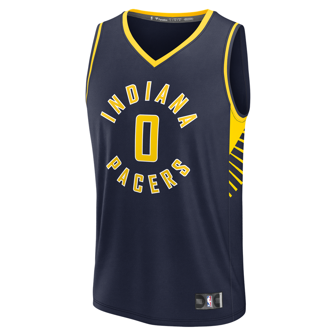Tyrese Haliburton Indiana Pacers Fanatics Youth Fast Break Replica Player Jersey - Navy