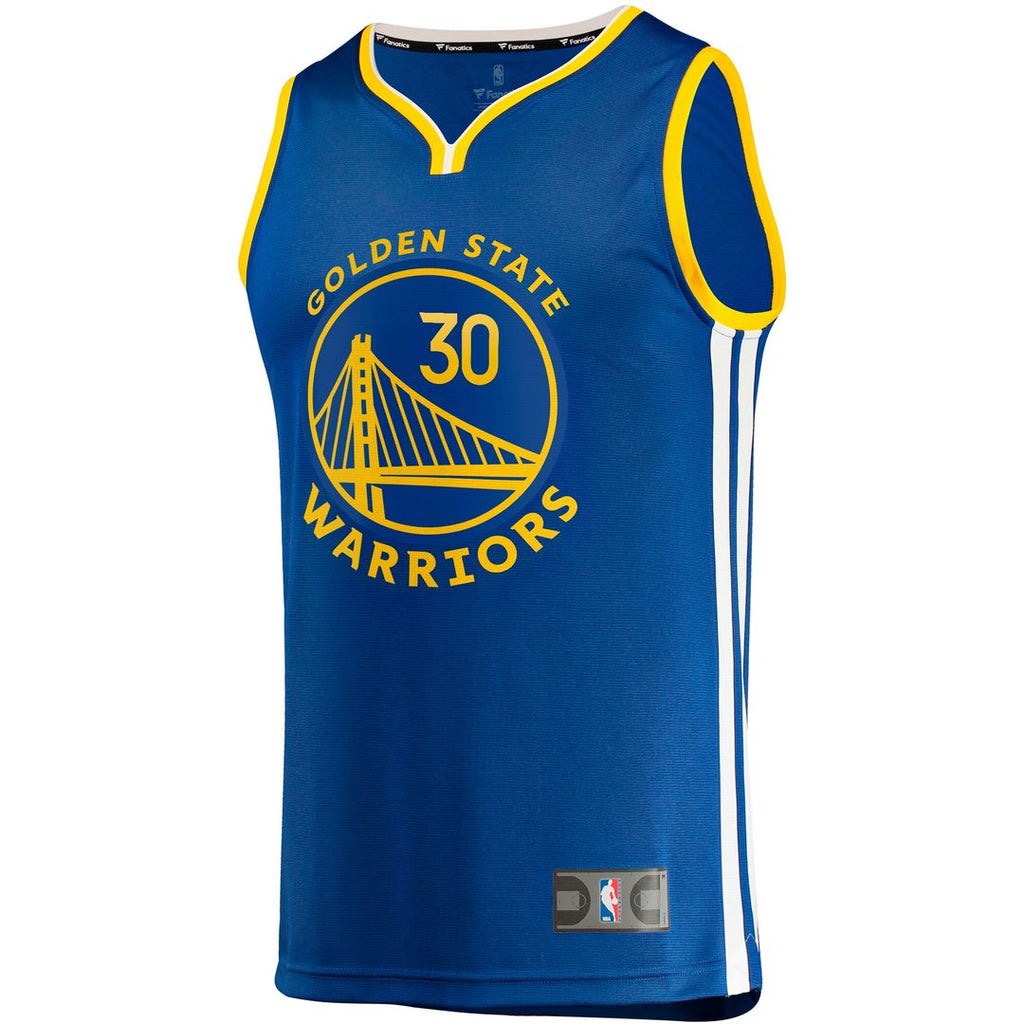Stephen Curry Golden State Warriors Fanatics Fast Break Replica Jersey -  Icon Edition - Royal