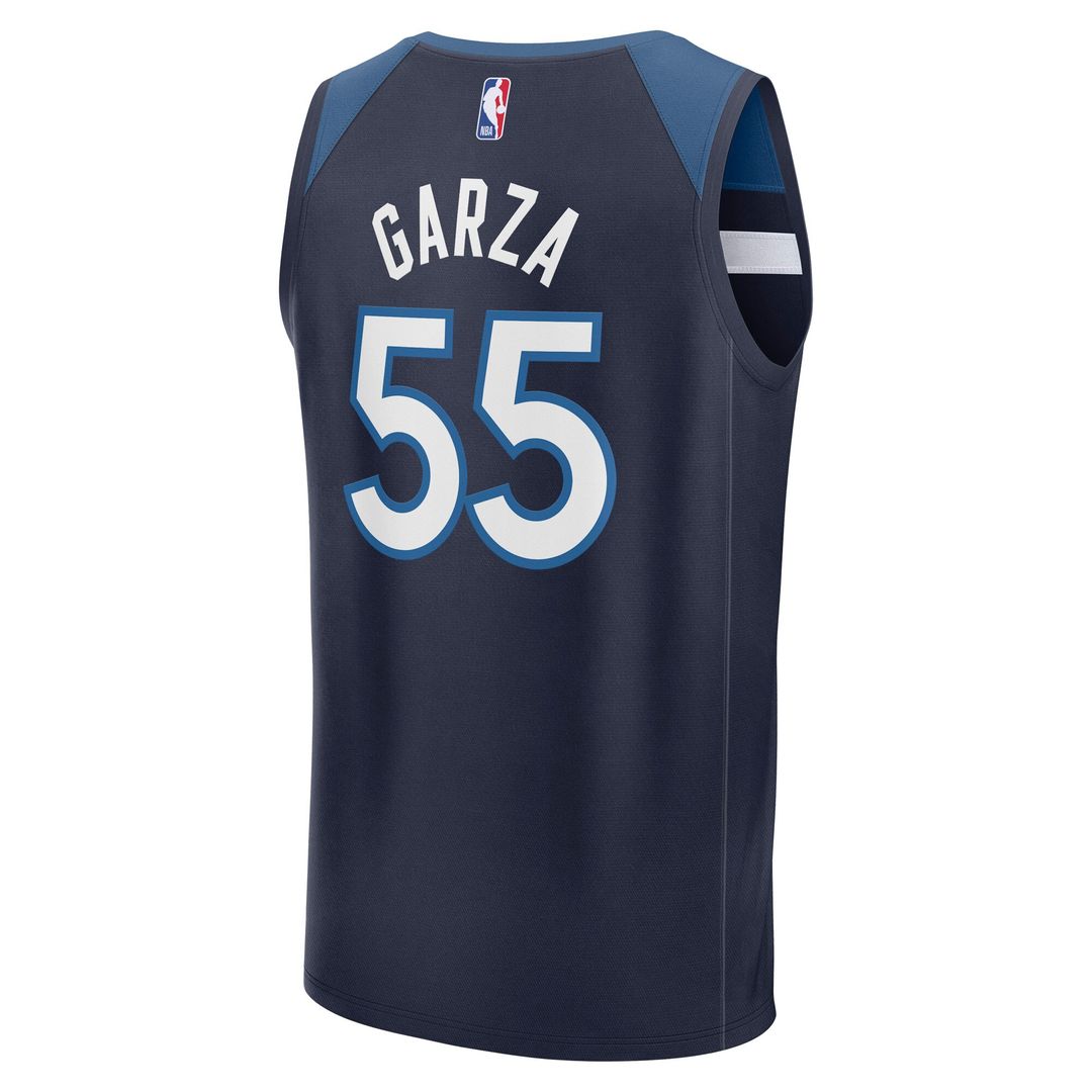 Luka Garza Minnesota Timberwolves Fanatics Fast Break Replica Player Jersey - Icon Edition - Navy