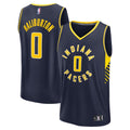 Tyrese Haliburton Indiana Pacers Fanatics Fast Break Replica Jersey - Icon Edition - Navy