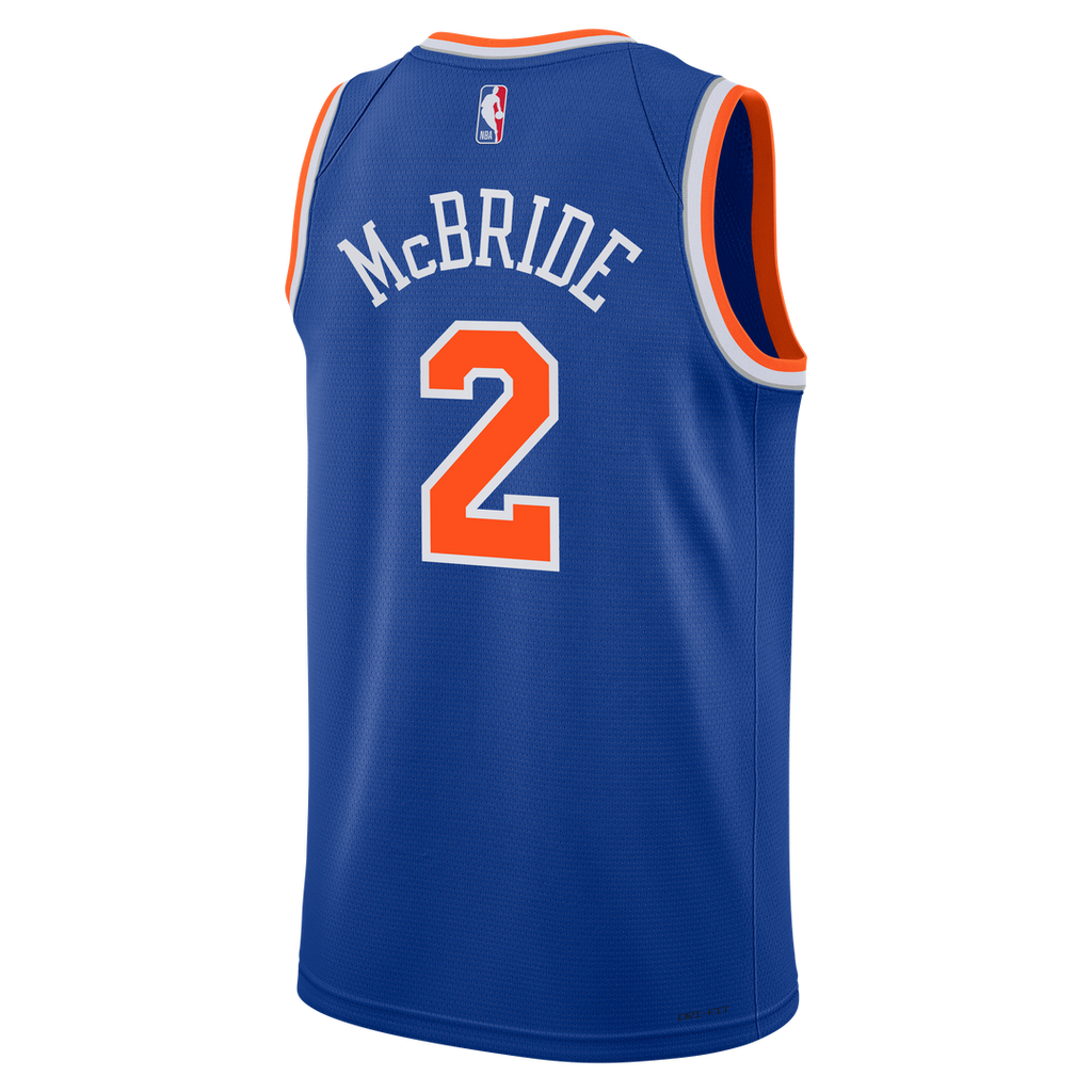 Miles McBride New York Knicks Nike Youth Swingman Jersey - Icon Edition - Blue