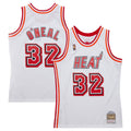 Shaquille O'Neal Miami Heat Mitchell & Ness 2007/08 Hardwood Classics Swingman Jersey - White