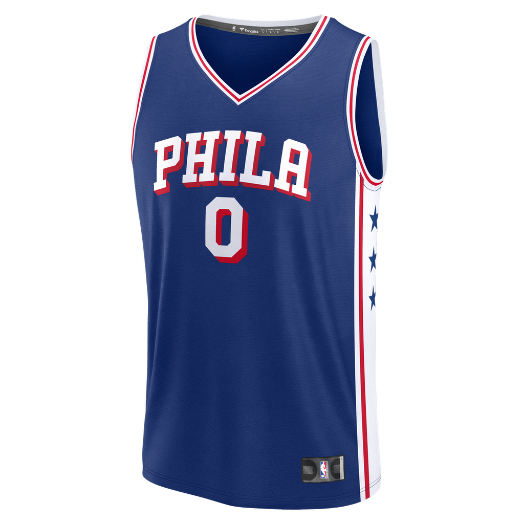 Tyrese Maxey Philadelphia 76ers Fanatics Youth Fast Break Replica Player Jersey - Icon Edition - Royal