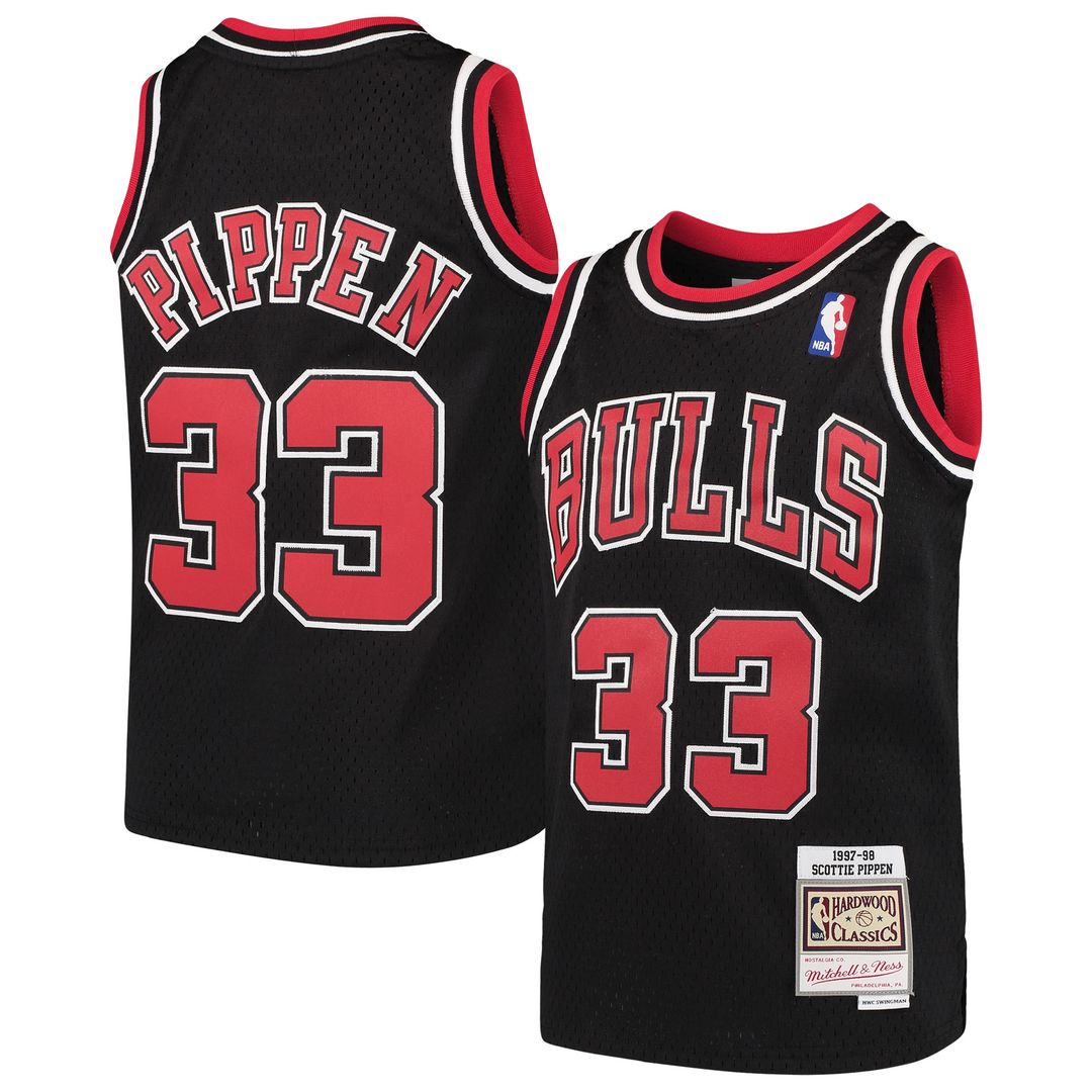 Scottie Pippen Chicago Bulls Mitchell & Ness Youth 1997-98 Hardwood Classics Swingman Jersey - Red