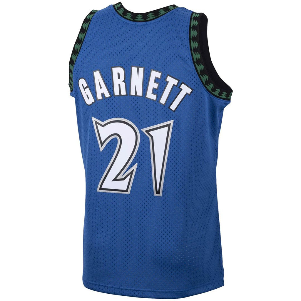 Kevin Garnett Minnesota Timberwolves Mitchell & Ness Big & Tall 2003/04 Hardwood Classics Swingman Jersey - Blue