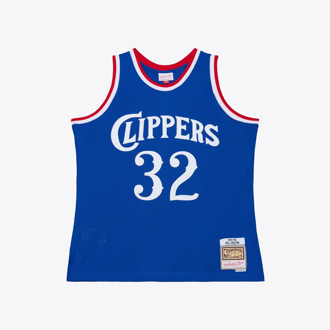 Bill Walton LA Clippers Mitchell & Ness 1984-85 Swingman Jersey - Royal