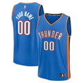 Oklahoma City Thunder Fanatics Youth Fast Break Custom Replica Jersey - Blue  - Icon Edition