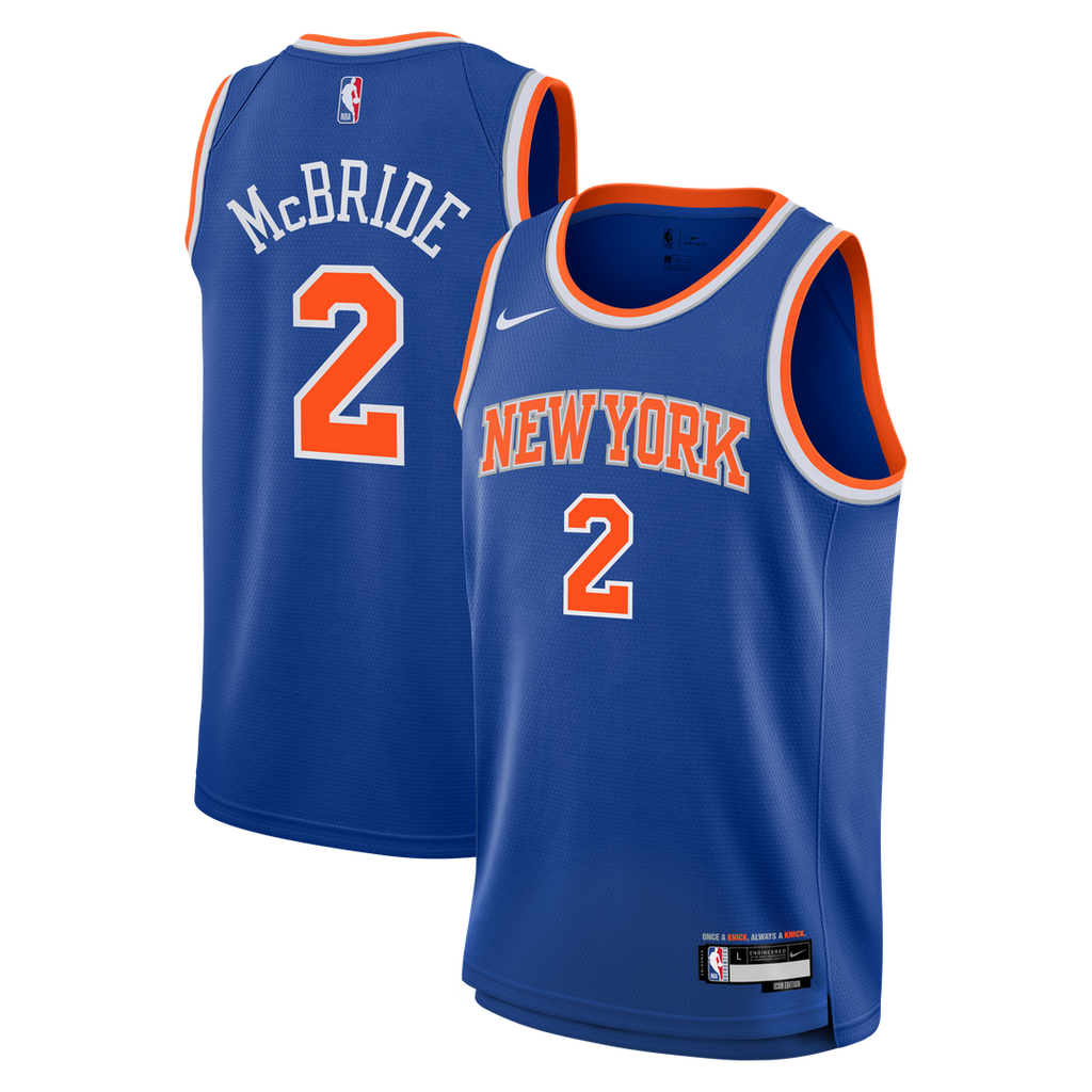 Miles McBride New York Knicks Nike Youth Swingman Jersey - Icon Edition - Blue
