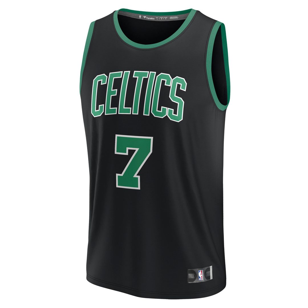 Jaylen Brown Boston Celtics Fanatics Youth Fast Break Replica Player Jersey - Statement Edition - Black