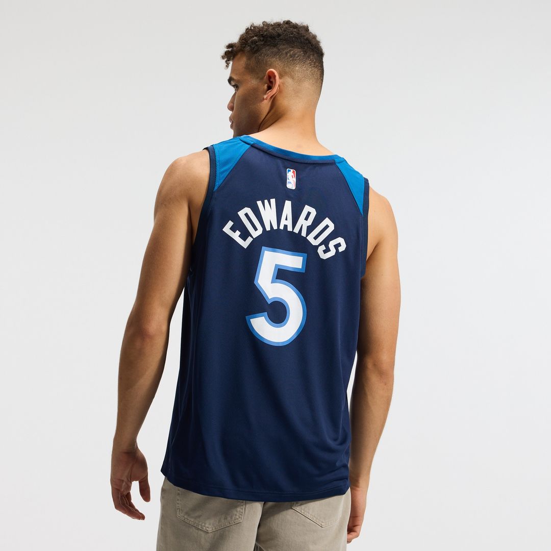 Anthony Edwards Minnesota Timberwolves Fanatics Fast Break Replica Player Jersey - Icon Edition - Navy