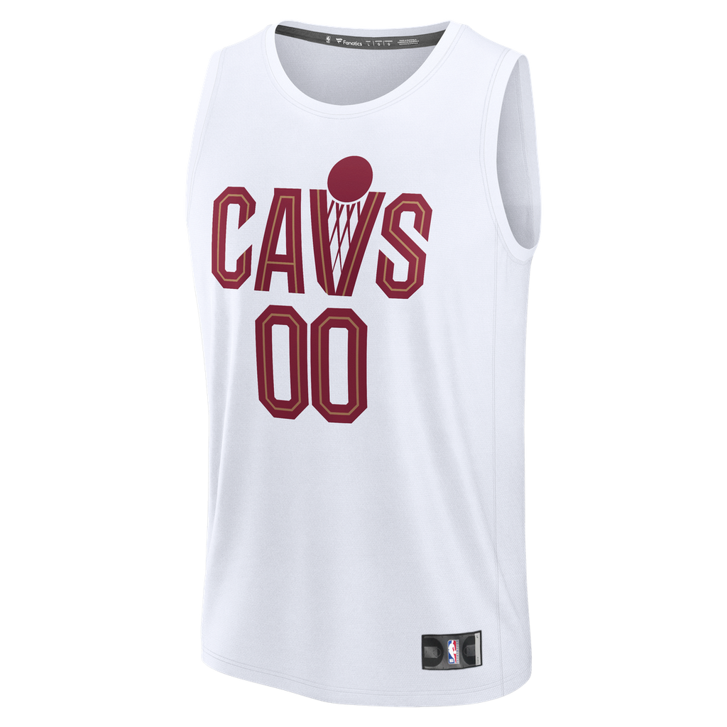 Cleveland Cavaliers Fanatics Youth Fastbreak Custom Jersey - Association Edition - White