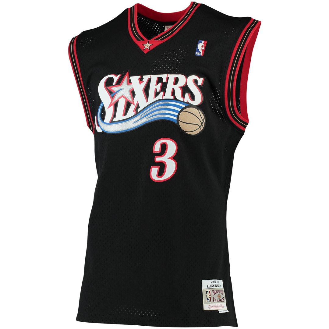 Allen Iverson Philadelphia 76ers Mitchell & Ness 1996/97 Big & Tall Hardwood Classics Swingman Jersey - Royal