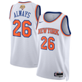 New York Knicks Nike Unisex 2026 NBA Finals Champions Always 26 Swingman Jersey - White - Association Edition
