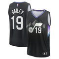 Ace Bailey Utah Jazz Fanatics Youth 2025 NBA Draft First Round Pick Fast Break Replica Jersey - Statement Edition - Black