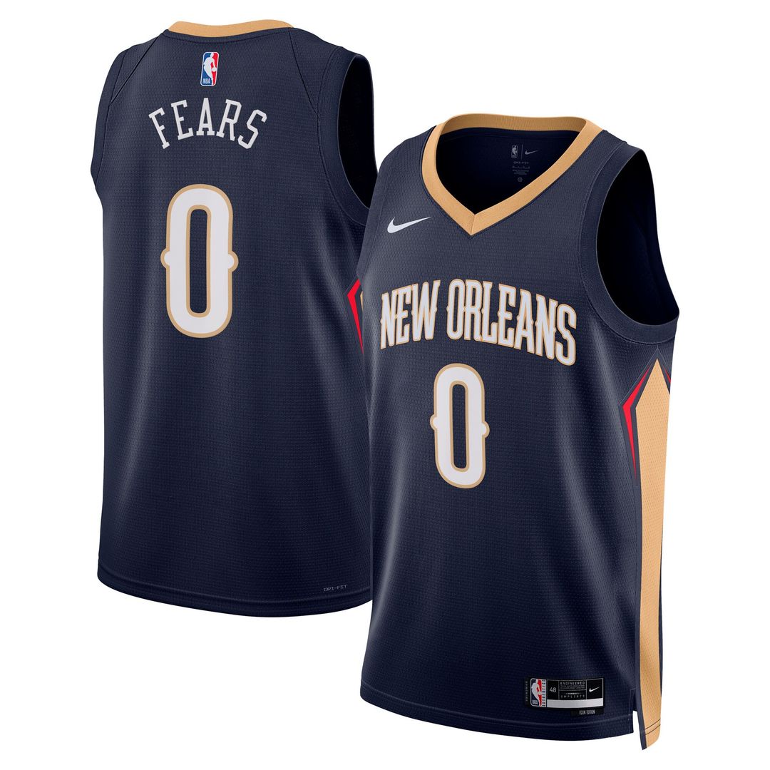Jeremiah Fears New Orleans Pelicans Nike Unisex Swingman Player Jersey - Icon Edition - Navy