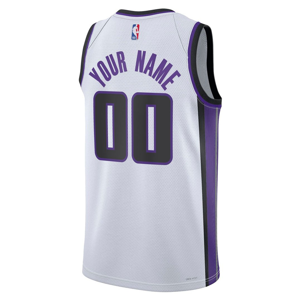 Sacramento Kings Nike Unisex Swingman Custom Jersey - Icon Edition - Black