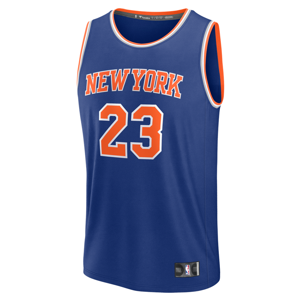Mitchell Robinson New York Knicks Fanatics Youth Fast Break Replica Jersey - Blue - Icon Edition