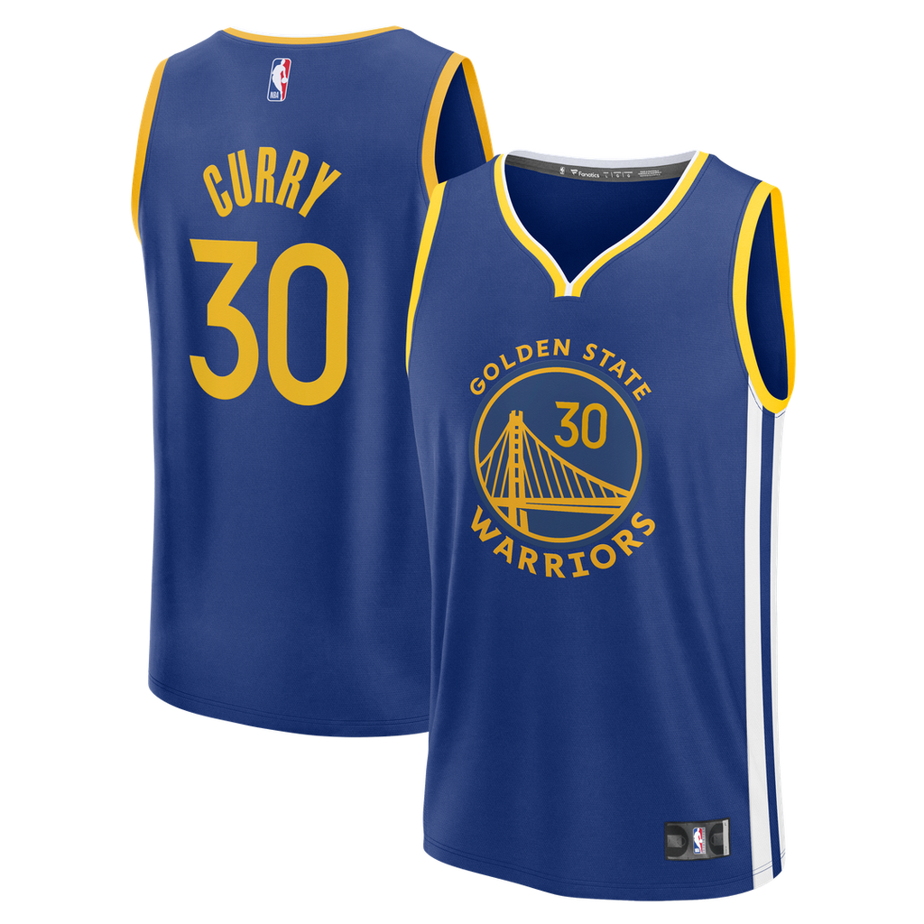 Stephen Curry Golden State Warriors Fanatics Fast Break Replica Jersey - Icon Edition - Royal