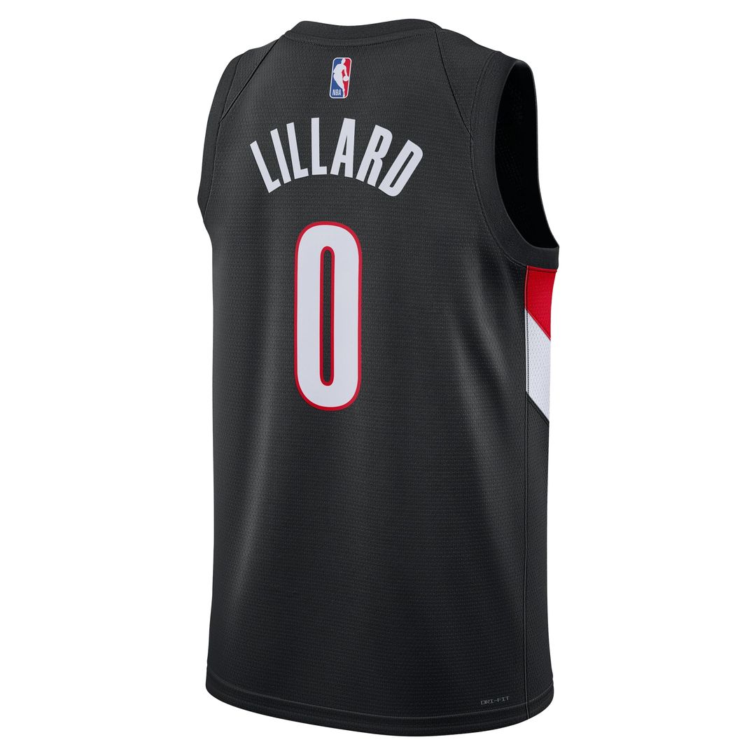Damian Lillard Portland Trail Blazers Nike Unisex Swingman Player Jersey - Icon Edition - Black