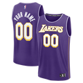 Los Angeles Lakers Fanatics Youth Fast Break Custom Jersey - Statement Edition - Purple