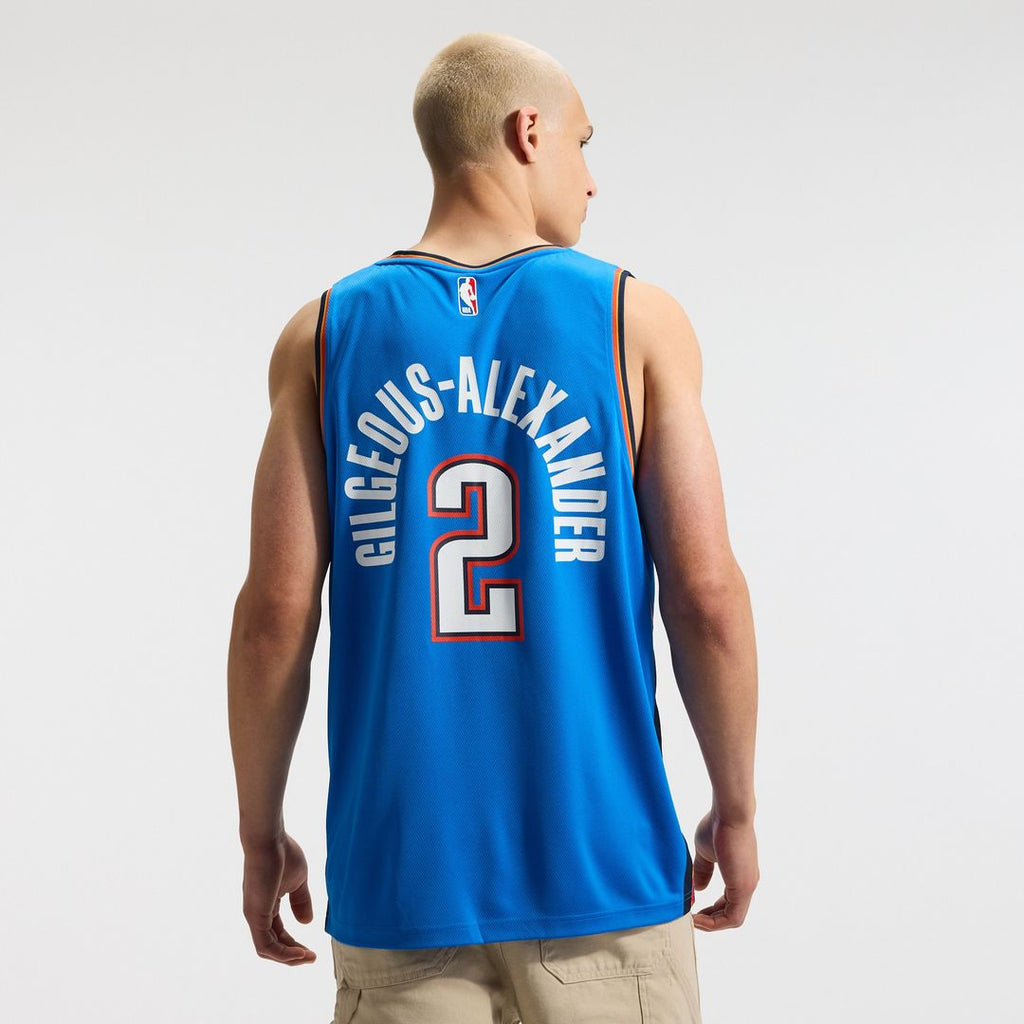 Shai Gilgeous-Alexander Oklahoma City Thunder Fanatics Fast Break Replica Player Jersey - Icon Edition - Blue