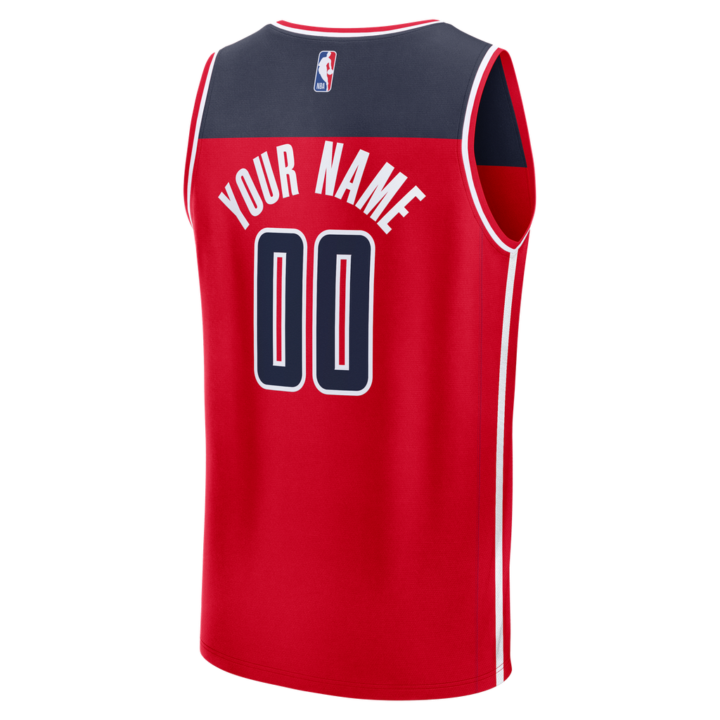 Washington Wizards Fanatics Fastbreak Custom Jersey - Red - Icon Edition